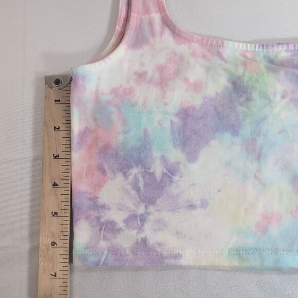 BillaBong Tie Dye Tiedye Crop Tank Top Stay Sunny Shirt Multicolor Women M Mediu - Picture 6 of 10